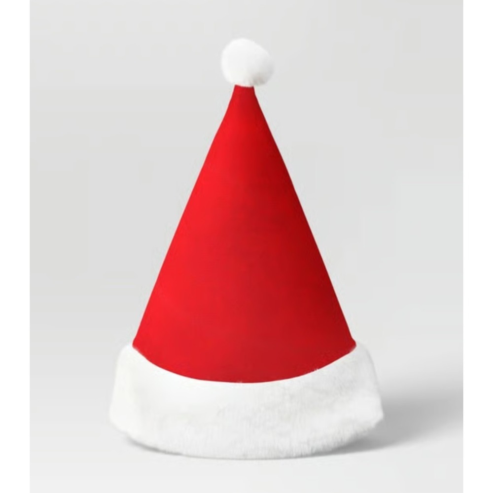 WONDERSHOP - OSFM Traditional Christmas Style Santa Cap Hat